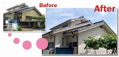 施工例 外壁塗装　塗り替え