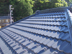 屋根塗装施工例2